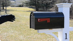 Large Sliding Mailbox Tray, Mailbox Insert, Extender.  Fits mailboxes that are at least 7.5 inches wide.