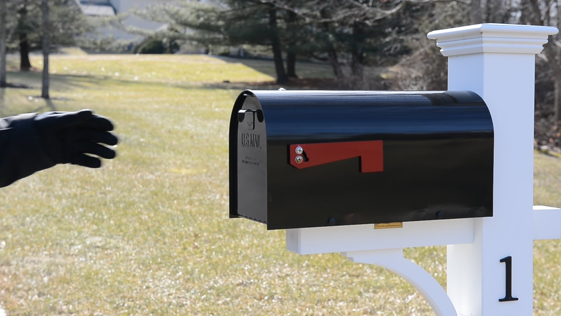 Large Sliding Mailbox Tray, Mailbox Insert, Extender.  Fits mailboxes that are at least 7.5 inches wide.