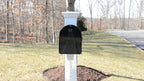 Large Sliding Mailbox Tray, Mailbox Insert, Extender.  Fits mailboxes that are at least 7.5 inches wide.