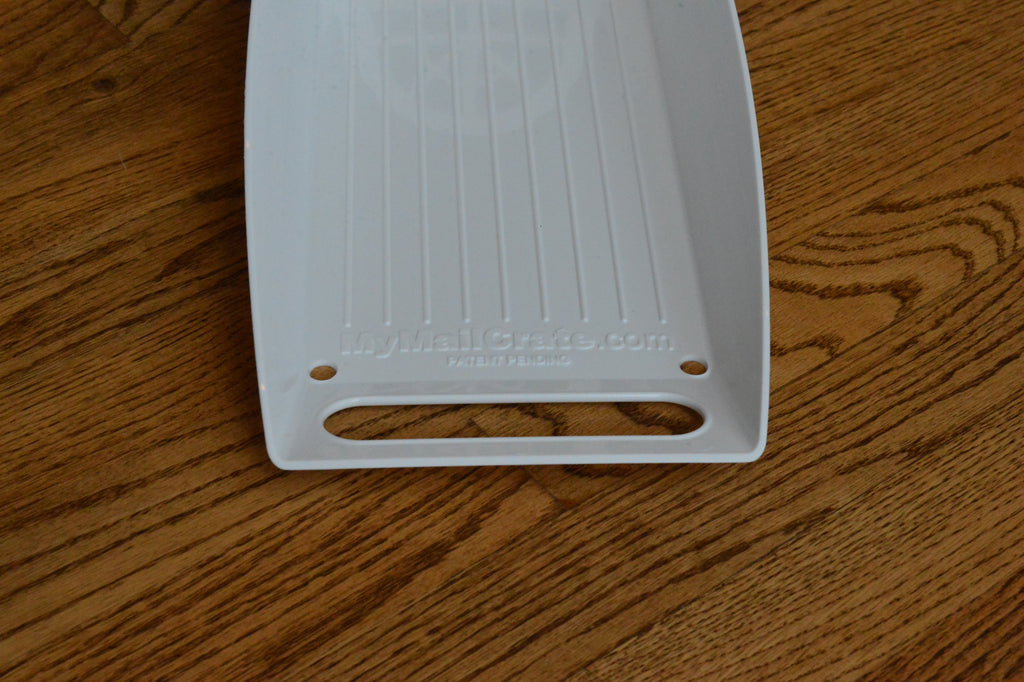 Large Sliding Mailbox Tray, Mailbox Insert, Extender.  Fits mailboxes that are at least 7.5 inches wide.