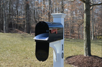 Large Sliding Mailbox Tray, Mailbox Insert, Extender.  Fits mailboxes that are at least 7.5 inches wide.