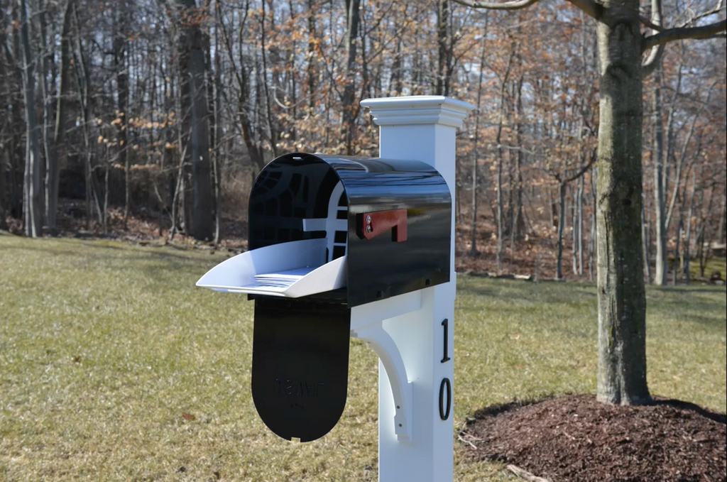 Large Sliding Mailbox Tray, Mailbox Insert, Extender.  Fits mailboxes that are at least 7.5 inches wide.