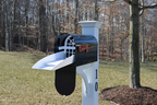 Large Sliding Mailbox Tray, Mailbox Insert, Extender.  Fits mailboxes that are at least 7.5 inches wide.